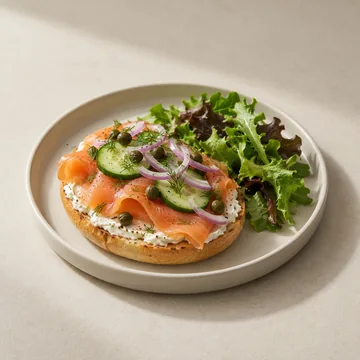 Smoked Salmon Bagel Board