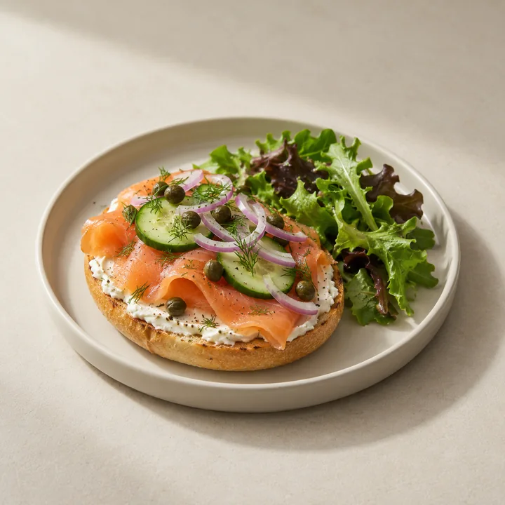 Smoked Salmon Bagel Board