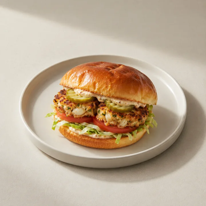 Maryland Crab Cake Sandwiches