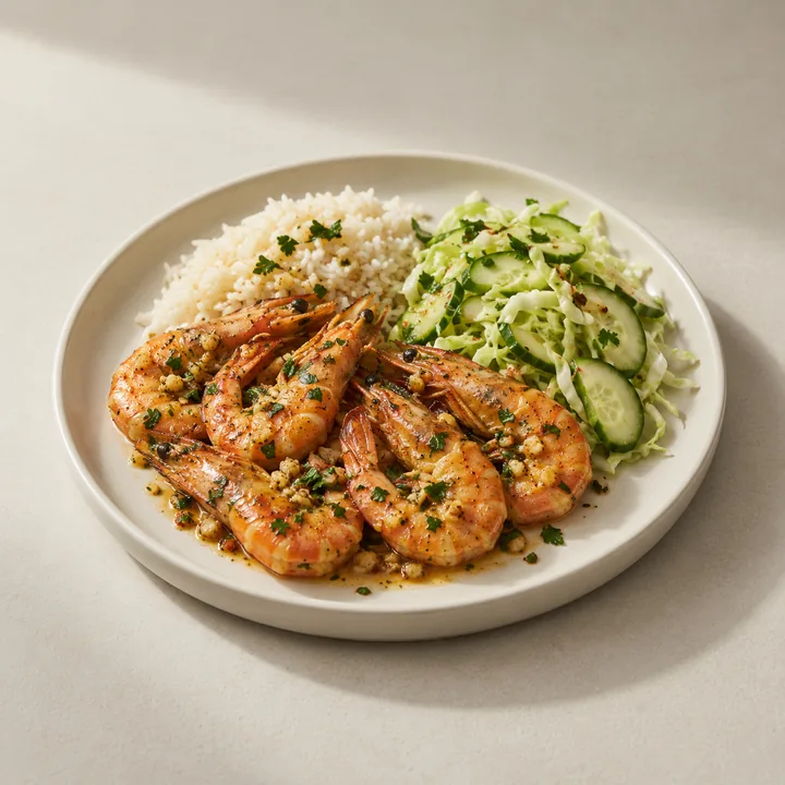 North Shore Garlic Shrimp